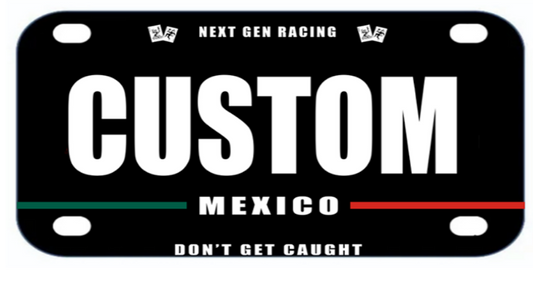 Custom Non-Magnetic Bike Plate