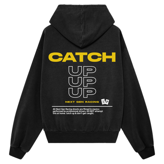 "CATCH UP" YELLOW HOODIE