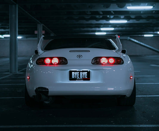 "BYE BYE" Car Plate
