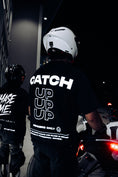 Load image into Gallery viewer, "CATCH UP" REFLECTIVE TEE (BLACK)