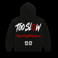 Load image into Gallery viewer, "TOO SLOW" RED HOODIE