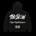Load image into Gallery viewer, "TOO SLOW" WHITE HOODIE