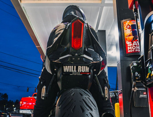 "WILL RUN" Bike Plate