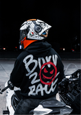 Load image into Gallery viewer, "BORN 2 RACE" RED HOODIE