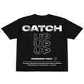 Load image into Gallery viewer, "CATCH UP" REFLECTIVE TEE (BLACK)