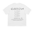 Load image into Gallery viewer, "CATCH UP" REFLECTIVE TEE (WHITE)