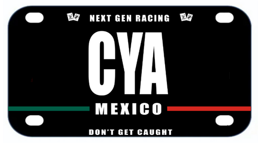 "CYA" Non-Magnetic Bike Plate
