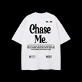 Load image into Gallery viewer, WHITE "CHASE ME" TEE