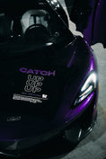 Load image into Gallery viewer, "CATCH UP" PURPLE HOODIE