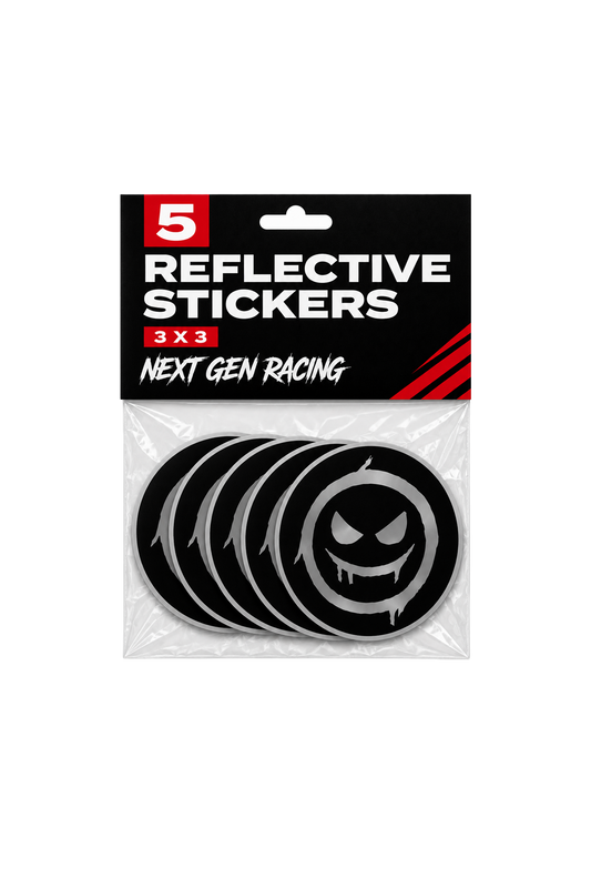 5-STICKER PACK (REFLECTIVE)