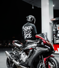 Load image into Gallery viewer, "BORN 2 RACE" WHITE TEE