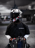Load image into Gallery viewer, "BORN 2 RACE" WHITE TEE