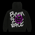 Load image into Gallery viewer, "BORN 2 RACE" PURPLE HOODIE
