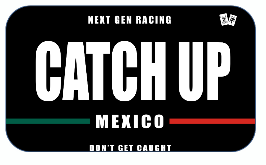 "CATCH UP" Magnetic Bike Plate