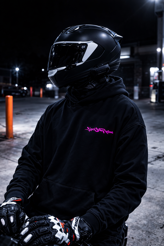 "BORN 2 RACE" PINK HOODIE