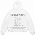 Load image into Gallery viewer, "CATCH UP" REFLECTIVE HOODIE (WHITE)
