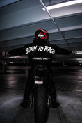 Load image into Gallery viewer, "BORN TO RACE" REFLECTIVE HOODIE
