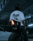 Load image into Gallery viewer, White "Chase Me" Tee
