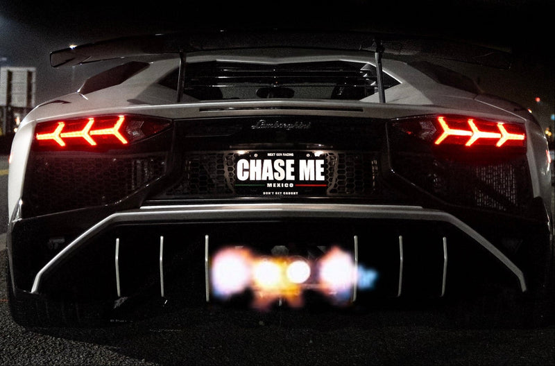 "CHASE ME" Car Plate