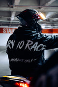 Load image into Gallery viewer, "BORN TO RACE" REFLECTIVE HOODIE
