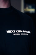 Load image into Gallery viewer, "CATCH UP" REFLECTIVE TEE (BLACK)
