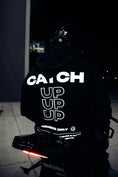 Load image into Gallery viewer, "CATCH UP" REFLECTIVE HOODIE (BLACK)

