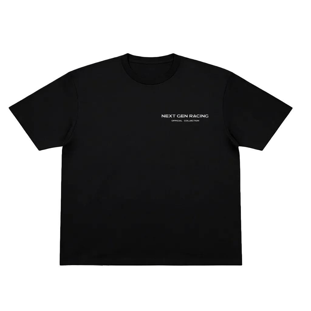 "CATCH UP" REFLECTIVE TEE (BLACK)
