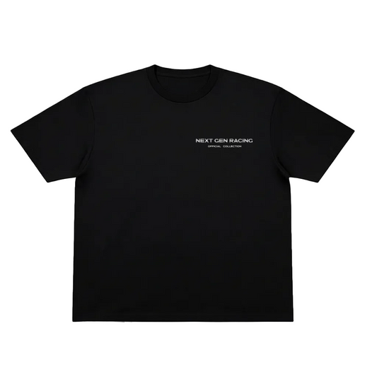 "CATCH UP" REFLECTIVE TEE (BLACK)