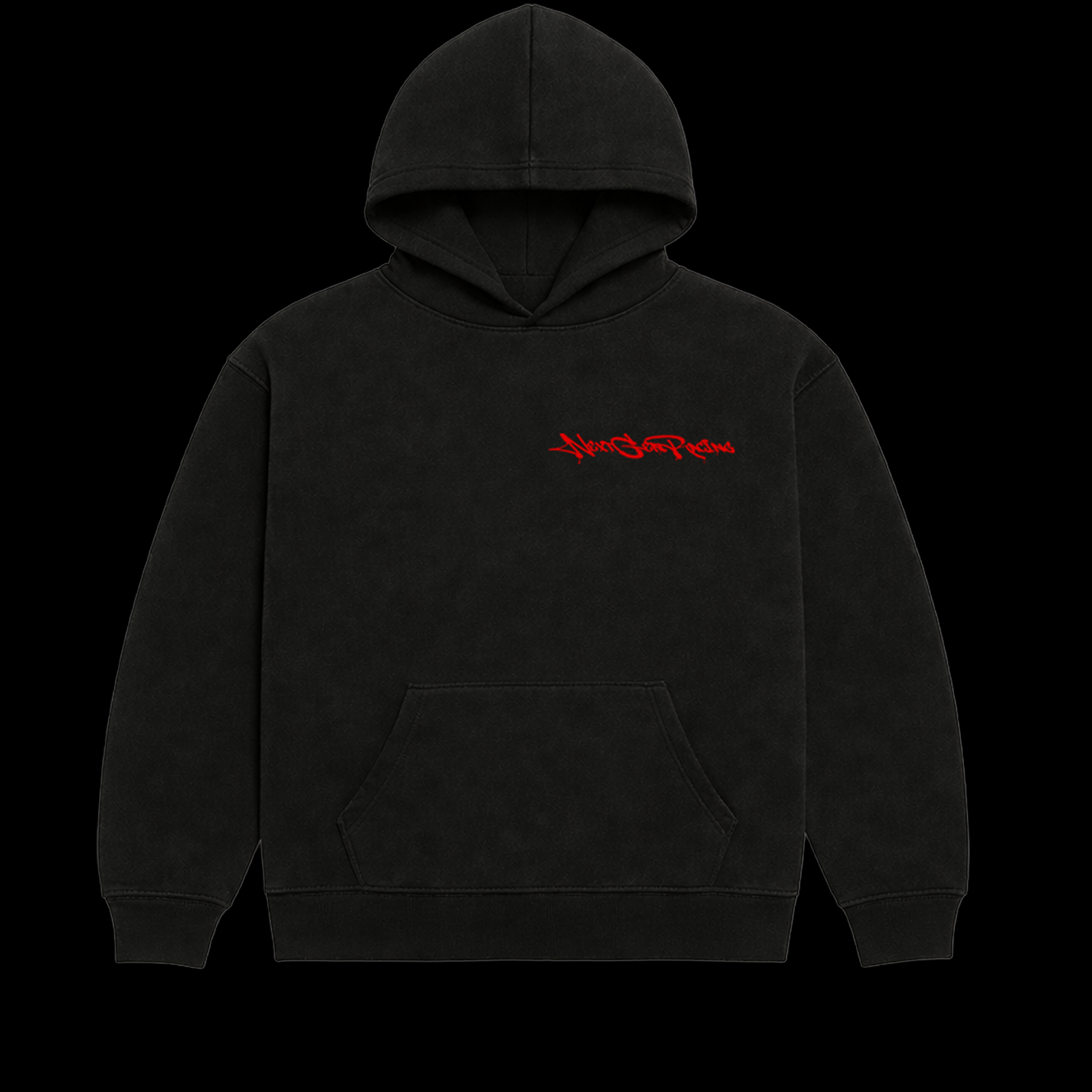 "BORN 2 RACE" RED HOODIE