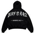 Load image into Gallery viewer, "BORN TO RACE" REFLECTIVE HOODIE
