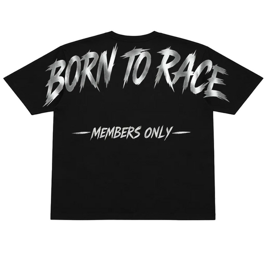 "BORN TO RACE" REFLECTIVE TEE