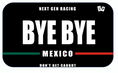 Load image into Gallery viewer, "BYE BYE" Magnetic Bike Plate
