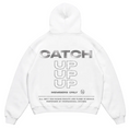Load image into Gallery viewer, "CATCH UP" REFLECTIVE HOODIE (WHITE)
