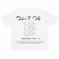 Load image into Gallery viewer, "CATCH UP" REFLECTIVE TEE (WHITE)

