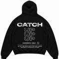 Load image into Gallery viewer, "CATCH UP" REFLECTIVE HOODIE (BLACK)
