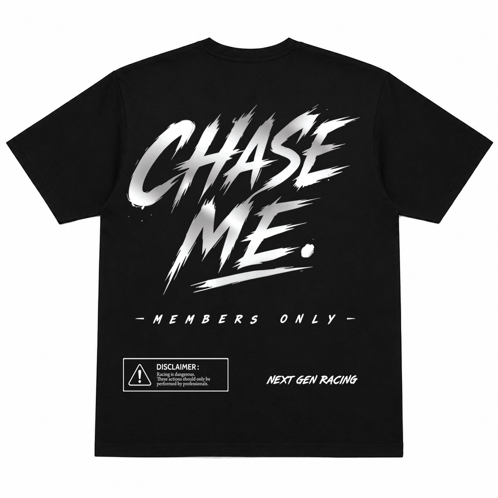 "CHASE ME" REFLECTIVE TEE