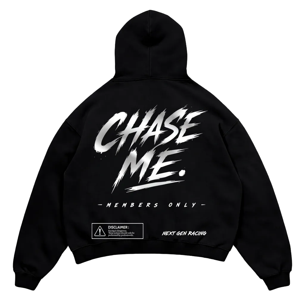 "CHASE ME" REFLECTIVE HOODIE