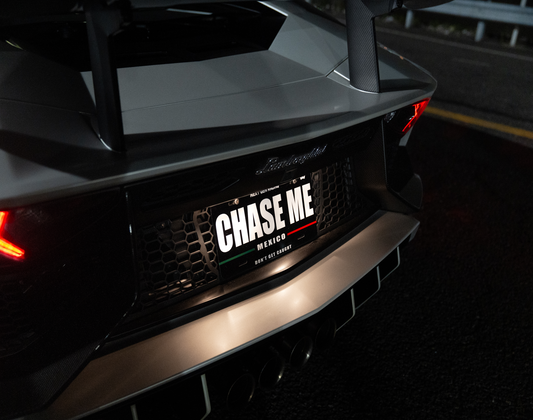 "CHASE ME" Car Plate