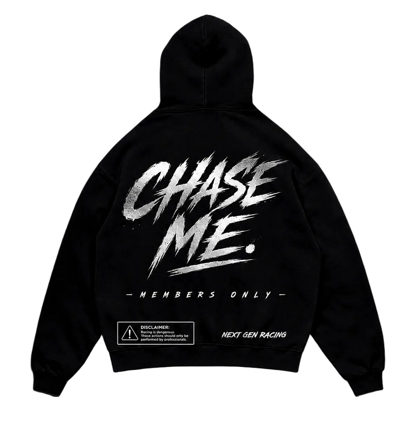 "CHASE ME" REFLECTIVE HOODIE