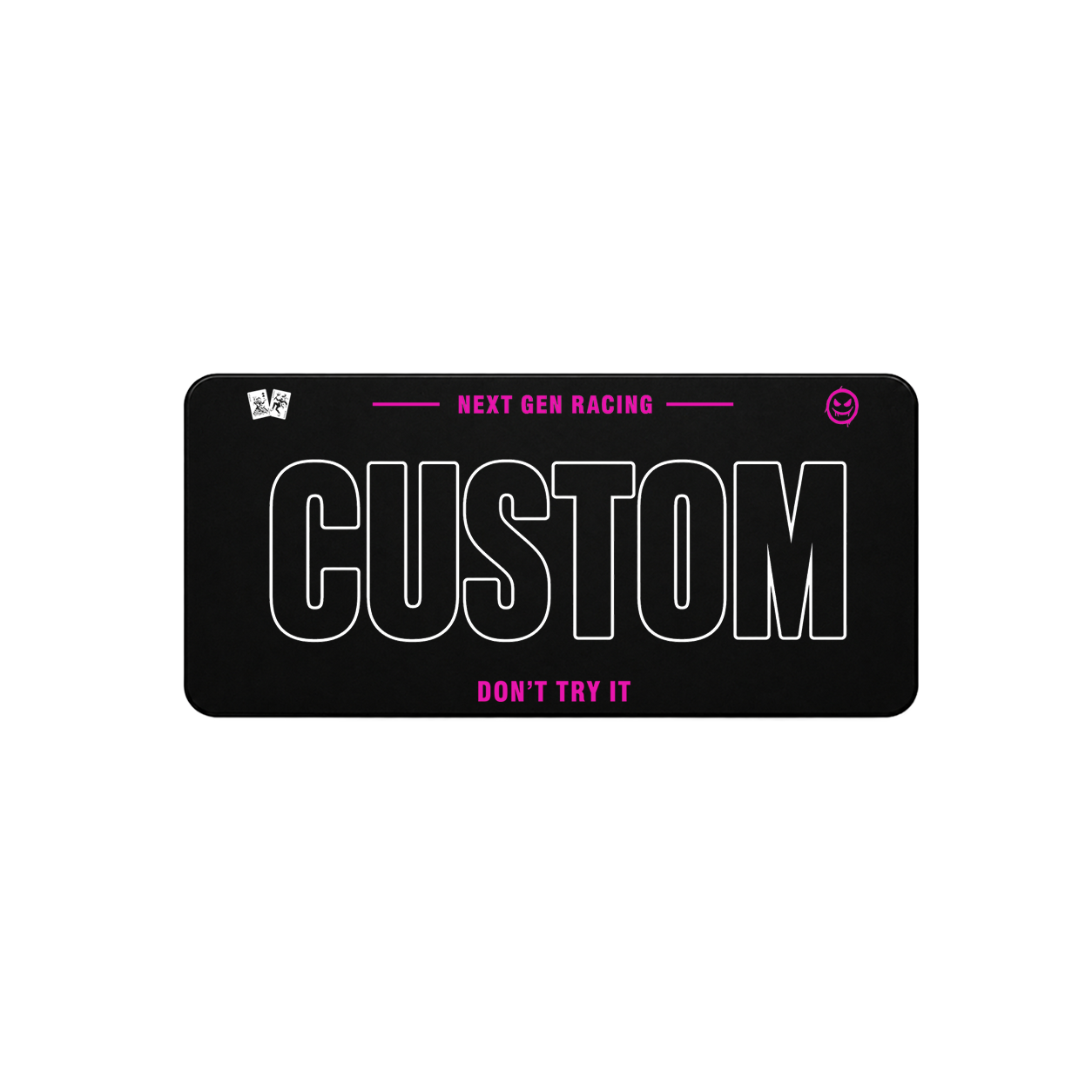 CUSTOM CAR PLATE