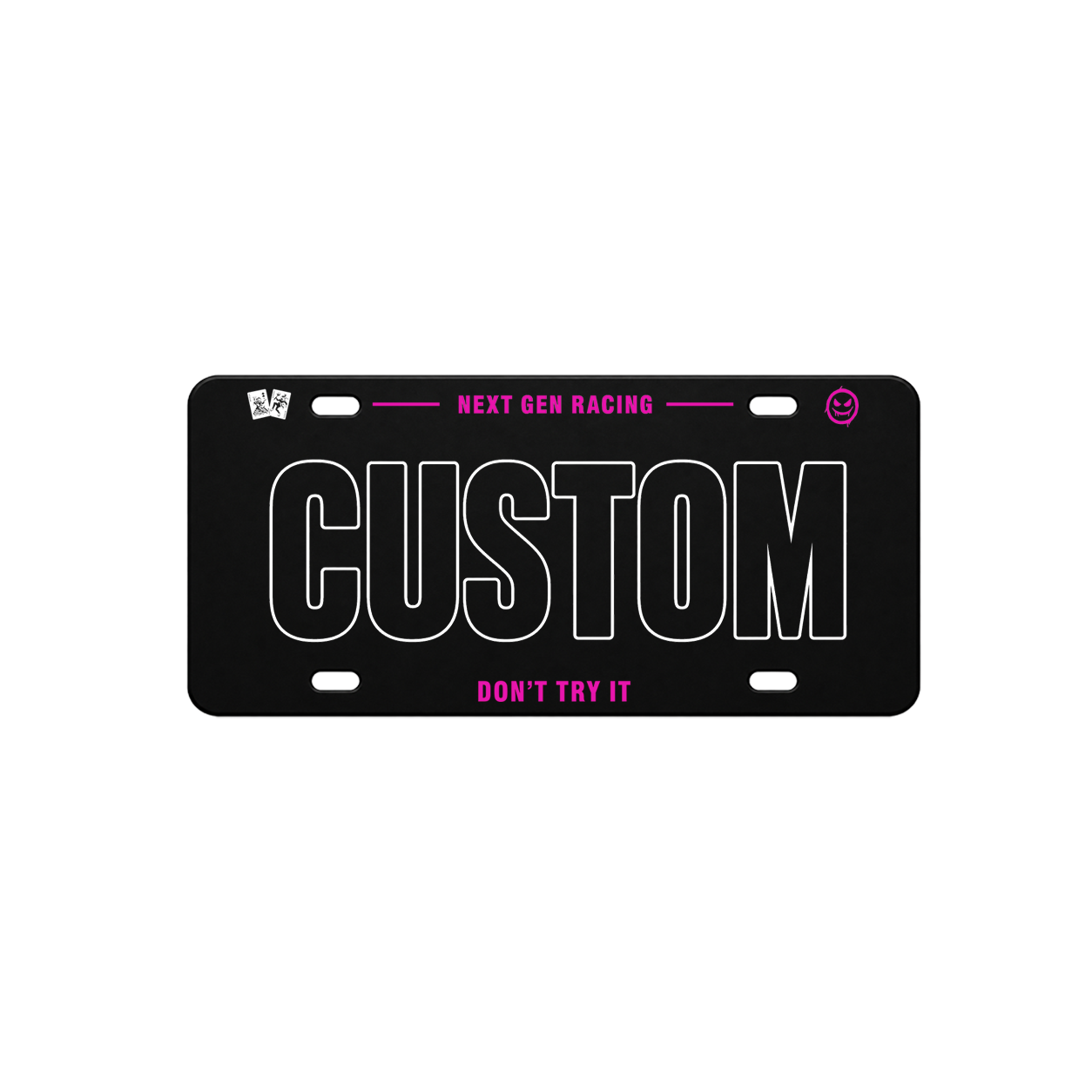 CUSTOM CAR PLATE