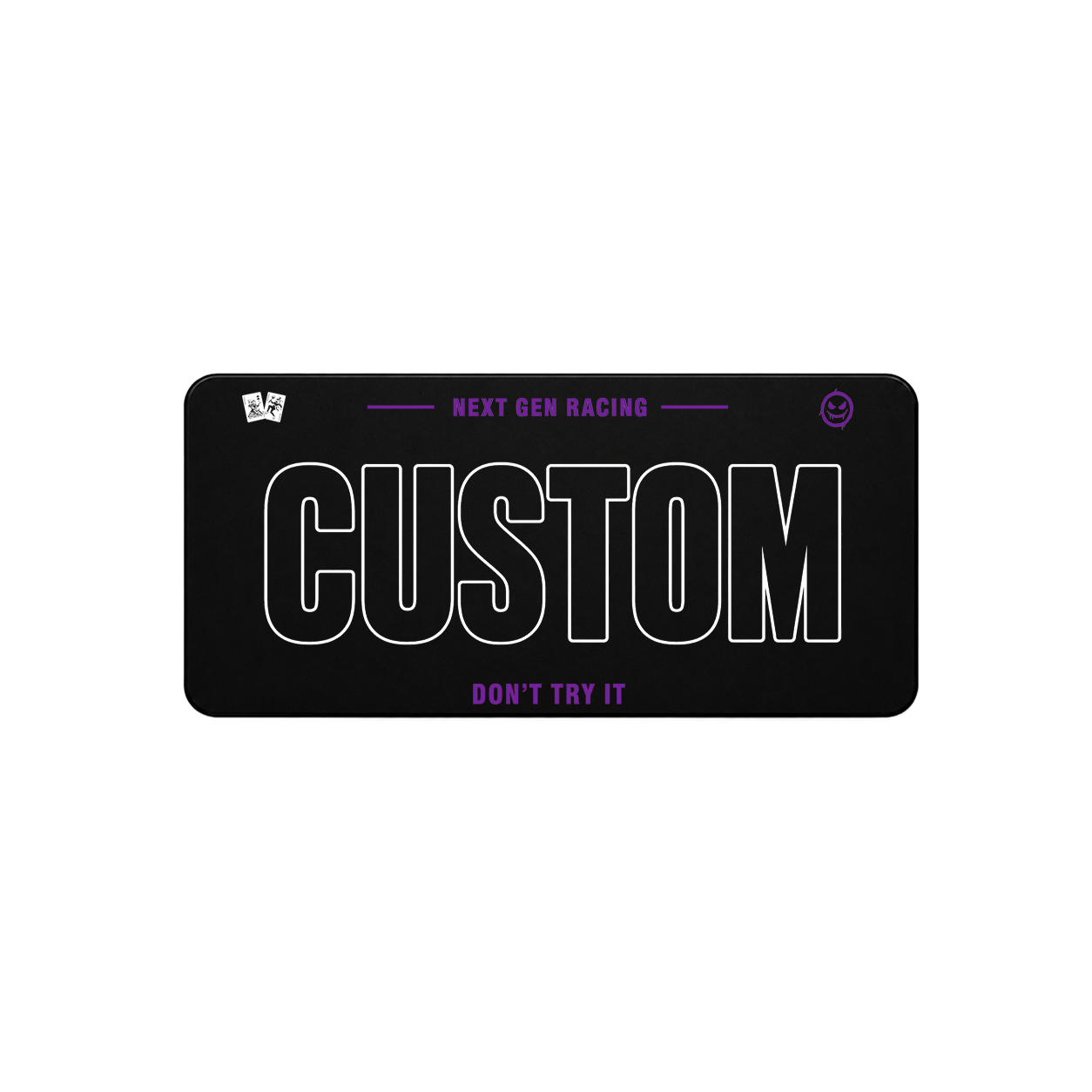 CUSTOM CAR PLATE