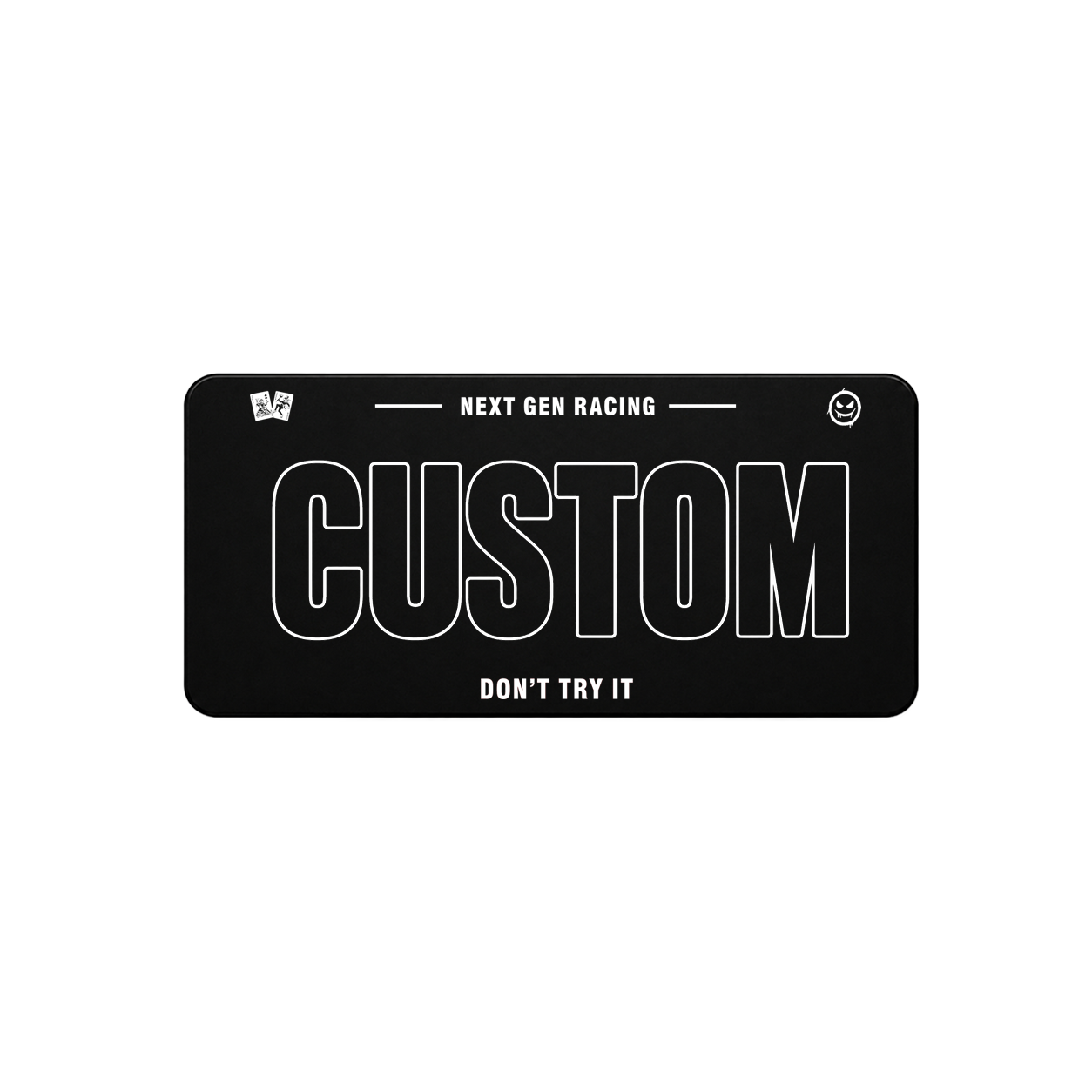 CUSTOM CAR PLATE