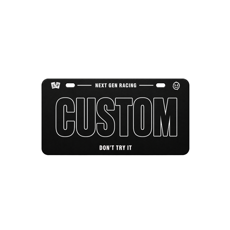 CUSTOM BIKE PLATE