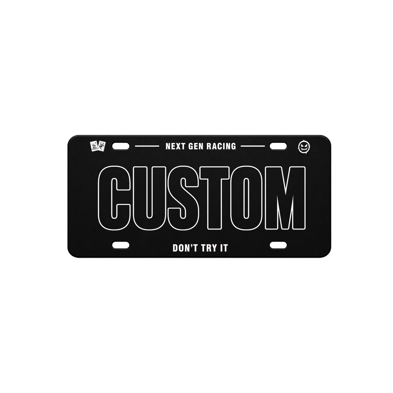 CUSTOM CAR PLATE