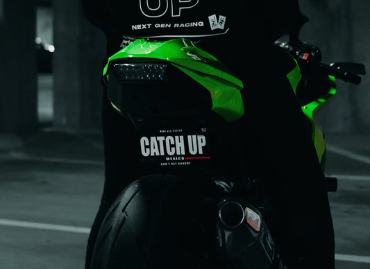"CATCH UP" Bike Plate