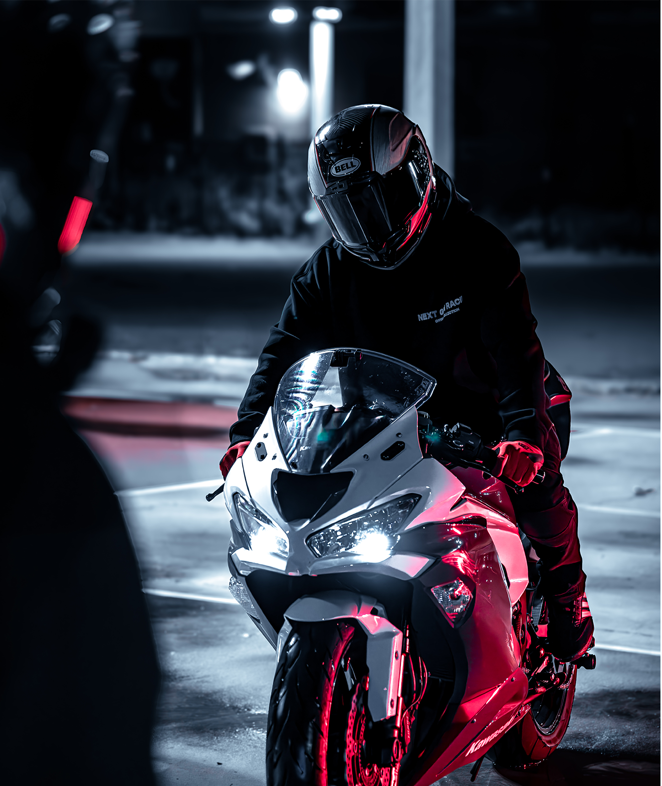 "CATCH UP" WHITE HOODIE